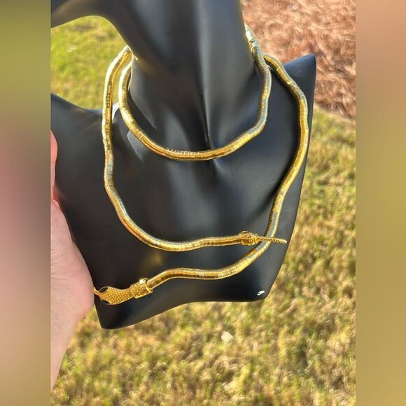 Serpenti Gold Snack Necklace-Bracelet-Multifunctional - Picture 12 of 17